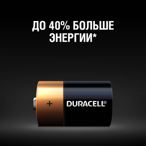 Алкалиновая батарейка Duracell LR20-2BL (2/20/3300) фото 3