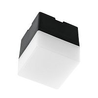 Светодиодный светильник 3W 300Lm 6500K, пластик, черный 50*50*55мм AL4021 FERON