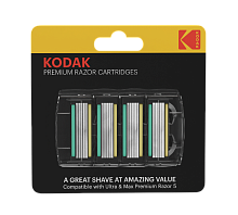 Сменные кассеты для бритья Kodak Premium Razor 5 лезвий 4 штуки (96/384/12288)
