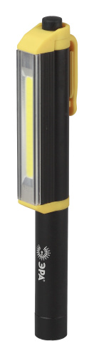 Светодиодный фонарь ЭРА Рабочие Практик RB-702 ручной на батарейках алюминиевый магнит крючок фото 2