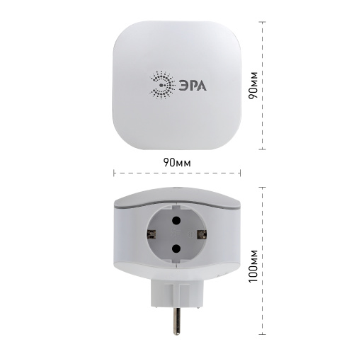 Разветвитель электрический ЭРА на 3 розетки + 2 USB с заземлением со шторками 16А белый фото 3