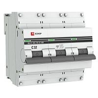 Автоматический выключатель 3P 32А (C) 10kA ВА 47-100 EKF PROxima mcb47100-3-32C-pro