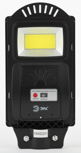 ЭРА Консольный светильник на солн. бат.,COB,20W,с датч. движения, ПДУ, 450 lm, 5000K, IP65 (6/144) фото 17