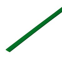 Трубка термоусаживаемая ТУТ нг 4,0/2,0мм, зеленый (упак. 50 шт. по 1м) REXANT