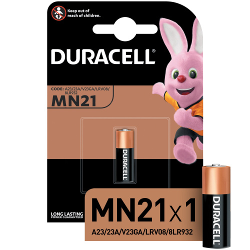 Алкалиновая батарейка Duracell MN21 (10/100/9000) фото 2